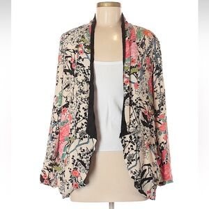Zara women printed blazer